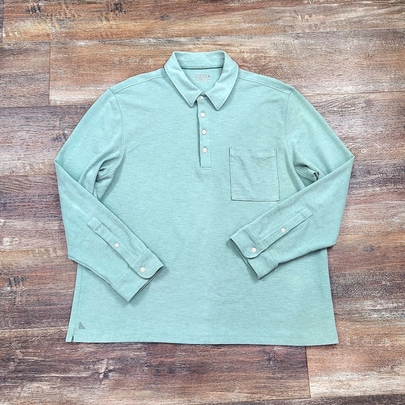 UNTUCKit Other - UNTUCKIT GREEN SOFT COTTON POLO SHIRT SIZE XXL